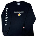 YOIDORE 酒とﾀﾊﾞｺ L/S TEE