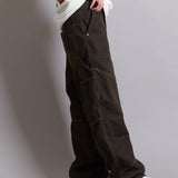 CPGN STUDIO-Oblique incision Carpenter Pants