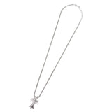 GA Cross-Stone Top Necklace