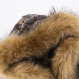 SUPPLIER/サプライヤー Tree Camo Faux Fur Cross Zip Hoodie