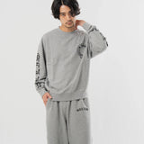 GA Cross 刺繍-Print Crew