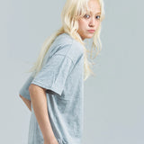 JE-クロップド丈・ロゴ SS TEE