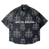 【GALFY×GALLIS ADDICTION】別注十字架わんわん柄SSシャツ