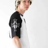 GA Raglan 刺繍&Print S/S Tee