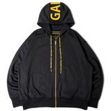 GA BACK-LOGO ZIP HOODIE