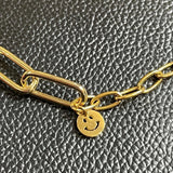 GA GOLD SMILE NECKLACE