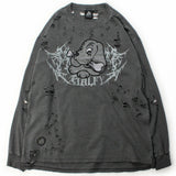 GALFY/ガルフィー 犬ダメージロンTee
