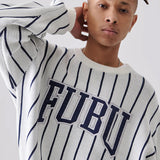 FUBU-Stripe Knit Pullover