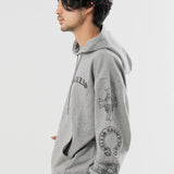 GA Cross 刺繍-Print Hoodie