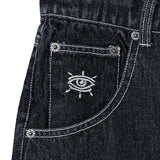 TM RITUAL SECT LOOSE STRAIGHT DENIM PANTS