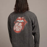 B-TRS PRINT DENIM SHIRTS