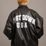 FIRST DOWN USA限定 PU Varsity JKT