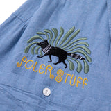 POLeR/ポーラー EMB POCKET CHAMBRAY L/S SHIRTS