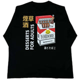 YOIDORE 酒とﾀﾊﾞｺ L/S TEE
