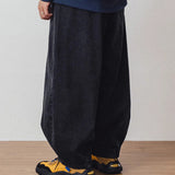 AG-Unbalance Long Tuck Denim Balloon Pants/アングラン アンバランスロングタックデニムバルーンパンツ