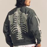 Vanson/RITZ Bone Crew Neck