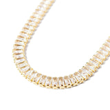 GA  Narrow StoneTennis Chain Necklace