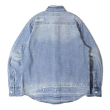 ALCARZA/アルカーザ ダメージデニムシャツ LS