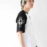 GA Raglan 刺繍&Print S/S Tee