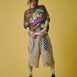 GALFY/ガルフィー ワッペンだらけでハイになってる SS Tee