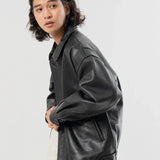 【SKOOKUM×JACKROSE】 BUFFARO CALF フライト ZIP ブルゾン