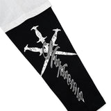 Unknown London/アンノウン ロンドン Cursive Rhinestone Layered Long Sleeve