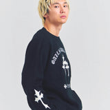 GA CROSS-APPLIQUE KNIT