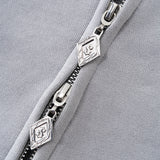 SupBaby by SUPPLIER/サプベイビー バイ サプライヤー Multiple Cross Rhinestone Pierced Zip Hoodie