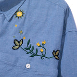 POLeR/ポーラー EMB POCKET CHAMBRAY L/S SHIRTS