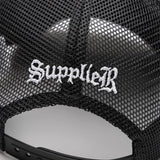 SUPPLIER/サプライヤー Multiple Cross Leather Patch Mesh Cap