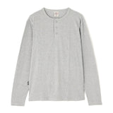 AVIREX/アヴィレックス DAILY RIB L/S HENLEY NECK T-SHIRT