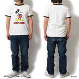HOUSTON- MICKEY PRINT　RINGER　S/S TEE