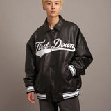 FIRST DOWN USA限定 PU Varsity JKT