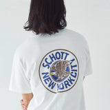 Schott/ショット 短丈 CIRCLE EAGLE COMPACT SS T-SHIRT