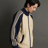 SKOOKUM KNIT LINE TRACK JACKET