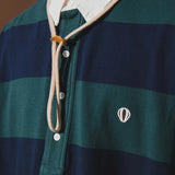 ANGLAN-Stripe Wappen PK Half Shirt
