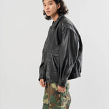 【SKOOKUM×JACKROSE】 BUFFARO CALF フライト ZIP ブルゾン