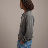 SCHOTT-SQUARE LOGO CREW SWEAT