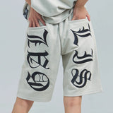 GA Suede 刺繍 Shorts