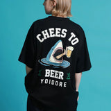 YOIDORE/酔いどれ サメ乾杯ポケット S/S TEE