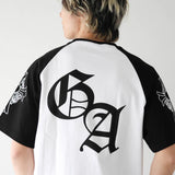 GA Raglan 刺繍&Print S/S Tee