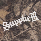 SUPPLIER/サプライヤー Tree Camo Faux Fur Cross Zip Hoodie