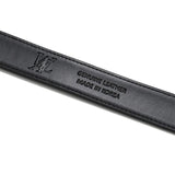 WOOALONG.ウアロン-Signature Logo Leather Belt