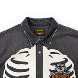 JACKROSE×VANSON×GALFY-骨犬 Demin Shirt