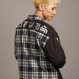 GA CHECK＆SUEDE SEPARATE SHIRTJKT