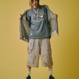 GALFY/ガルフィー 闇に透けしポンチョ S/S