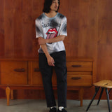 【The Rolling Stones×JACKROSE】 切替･ラインストーン･SSTEE