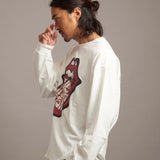 B-TRS PRINT&LINESTONE LS TEE