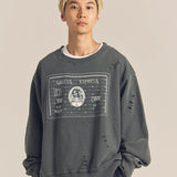 GA PIG裏毛-BLACK CARD CREW