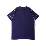 Healthknit/ヘルスニット INDIGO HENLEY NECK SHORT SLEEVE TEE